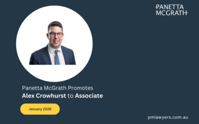 Panetta McGrath Promotes Alex Crowhurst to Associate